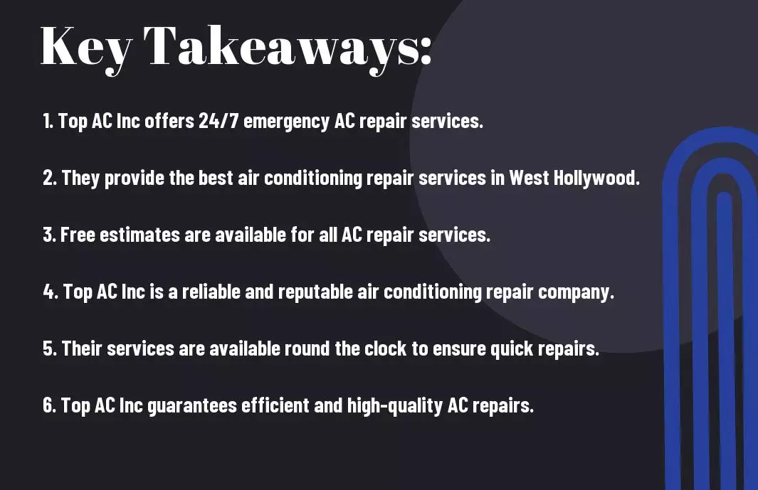 Air Conditioning Repair Services in West Hollywood